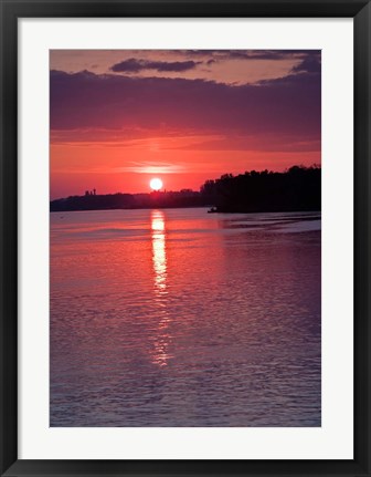 Framed Port of Vidin, Bulgaria Print