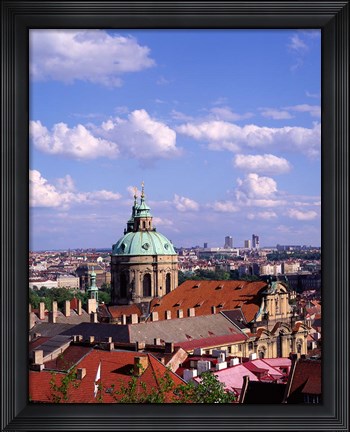Framed St Nicholas Church, Czech Republic Print