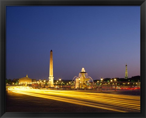 Framed Place de la Concorde, Paris, France Print