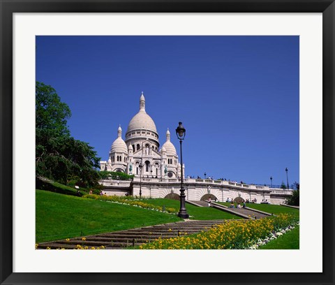 Framed Sacre Coeur, Montmartre, Paris, France Print