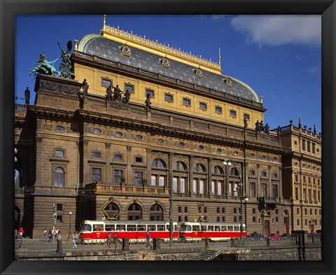 Framed National Theatre, Prague, Czech Republic Print