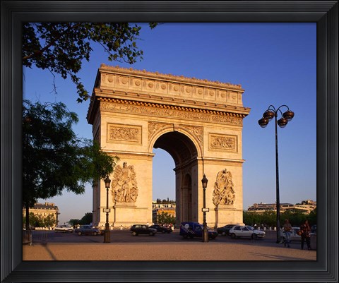 Framed Arc de Triomphe, Paris, France Print