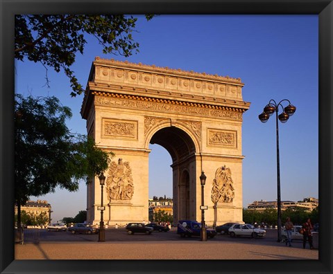 Framed Arc de Triomphe, Paris, France Print