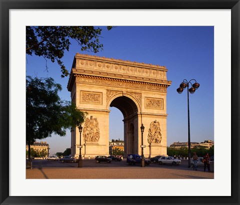 Framed Arc de Triomphe, Paris, France Print