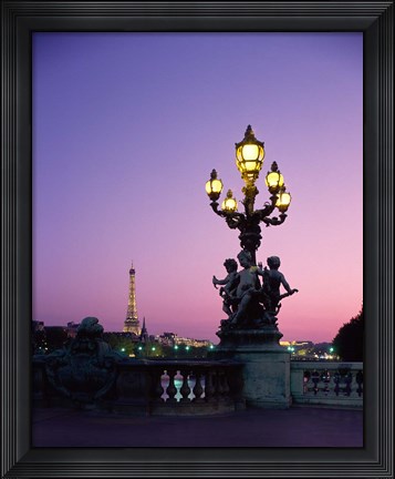 Framed Pont Alexander III, Paris Print