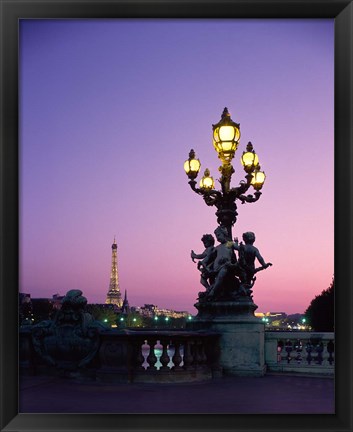 Framed Pont Alexander III, Paris Print