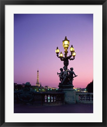 Framed Pont Alexander III, Paris Print