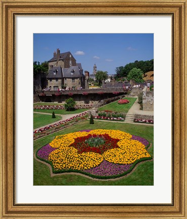 Framed Hermine Castle, Vannes, Brittany, France Print