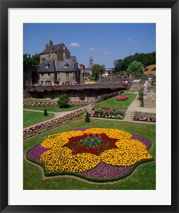 Framed Hermine Castle, Vannes, Brittany, France Print