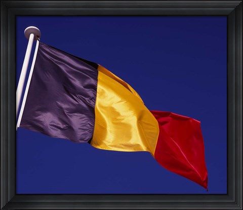 Framed Belgian Flag Print