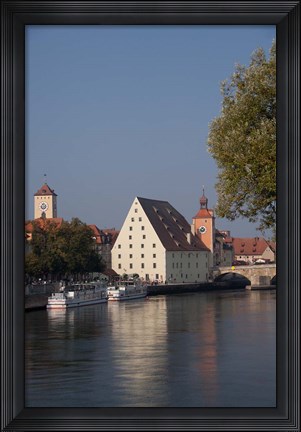 Framed Danube River Salt House Print
