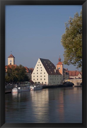 Framed Danube River Salt House Print