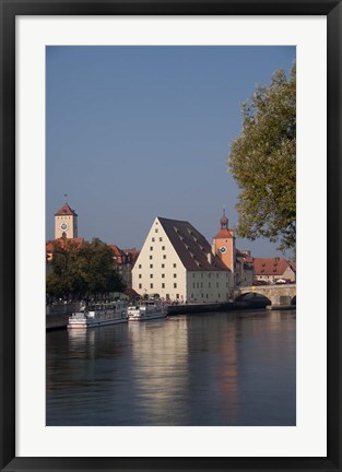 Framed Danube River Salt House Print