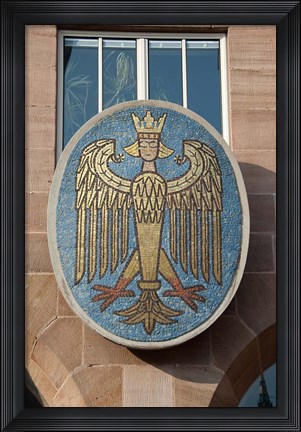 Framed Nuremberg Market Square Print