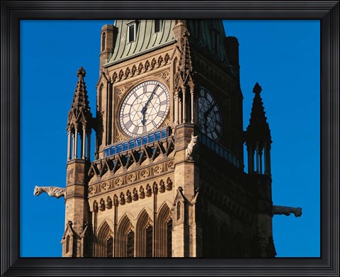 Framed Peace Tower, Ontario, Canada Print