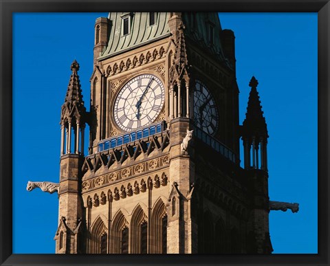 Framed Peace Tower, Ontario, Canada Print