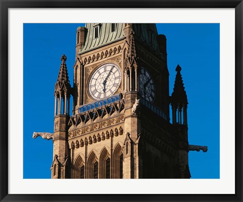 Framed Peace Tower, Ontario, Canada Print