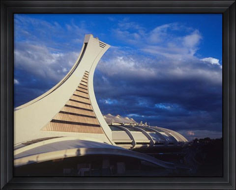 Framed Olympic Stadium in Canada Print
