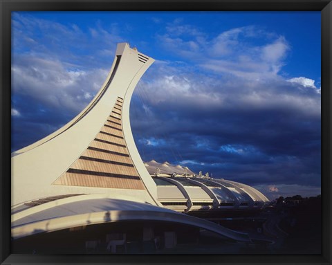Framed Olympic Stadium in Canada Print