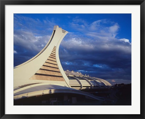 Framed Olympic Stadium in Canada Print
