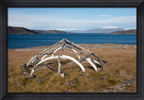 Framed Kekerten Island Print