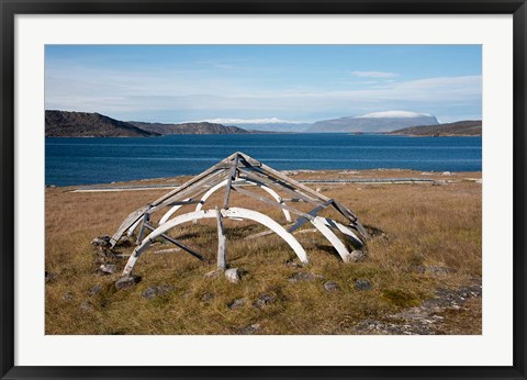 Framed Kekerten Island Print