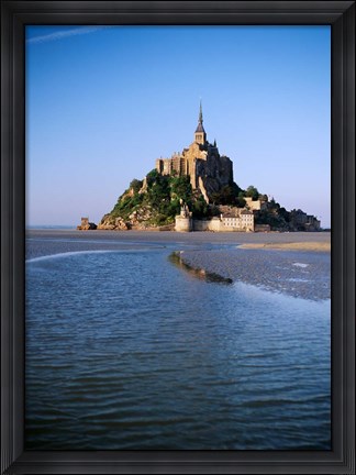 Framed Mont Saint-Michel, Normandy, France Print