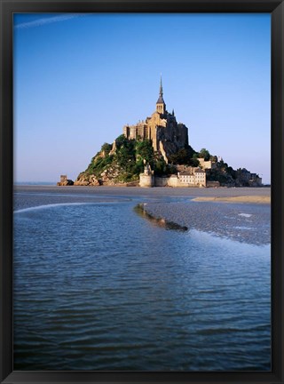 Framed Mont Saint-Michel, Normandy, France Print