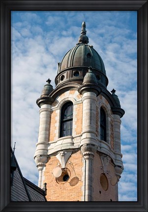 Framed Quebec City Historical Firehouse Print