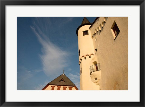 Framed Marksburg Castle in Germany Print