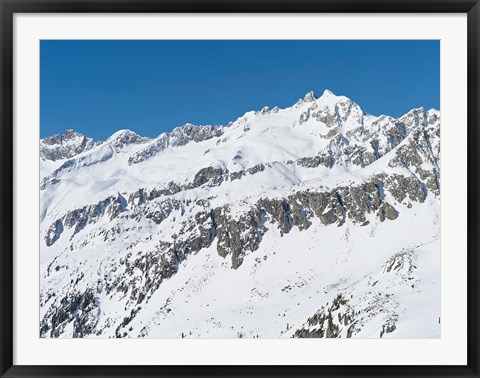 Framed Sunrise on Mt Reichenspitze Print