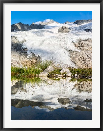 Framed Peak of Mt Grossvenediger, Austria Print