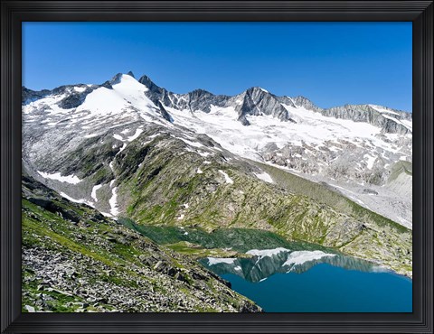 Framed Reichenspitz Mountain Range Print