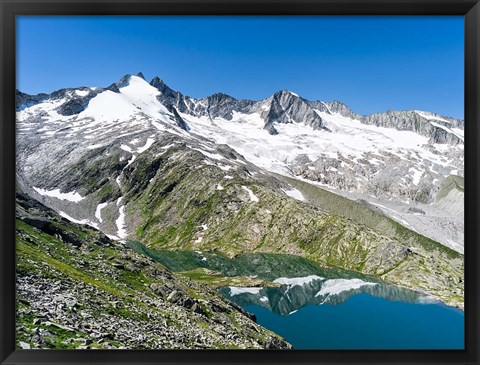 Framed Reichenspitz Mountain Range Print