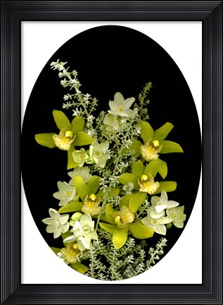 Framed Orchids &amp; Paperwhites Print
