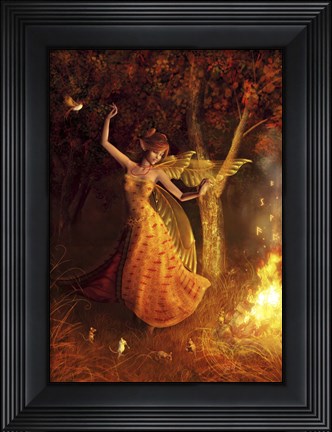 Framed Fire Dance Print