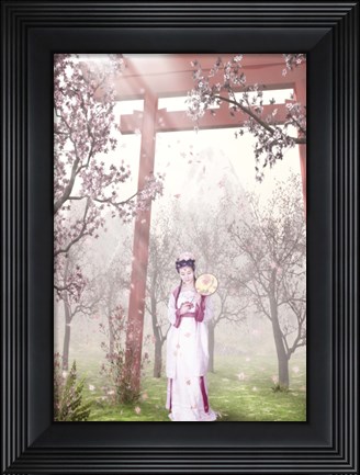 Framed Gardens Of Spring Print