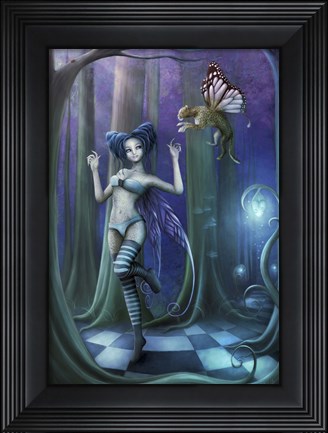 Framed Whimsy Cats Print