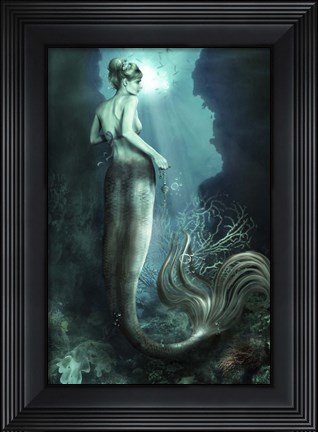 Framed Below The Surface Print