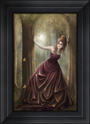 Framed Monarchs Print