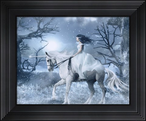 Framed Morning Ride Print