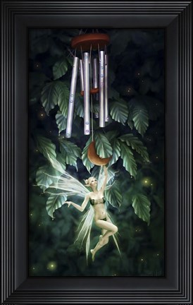 Framed Wind Chimes Print