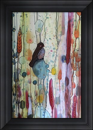 Framed Sur La Route Print