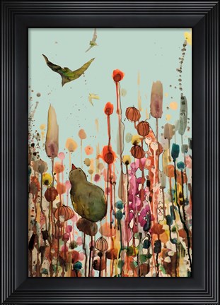 Framed Learning To Fly (Blue Sky) Print