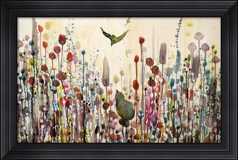 Framed Learning To Fly Print