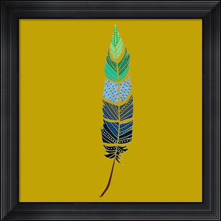 Framed Plume 2 Print