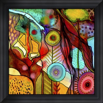 Framed Terre d&#39;Accueil Print