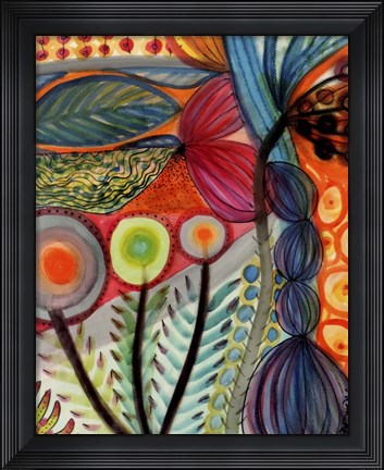 Framed Vivaces Print