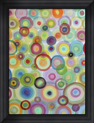 Framed Bulles Print