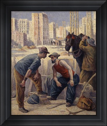 Framed Diggers, 1908-1912 Print